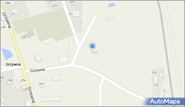 Grzywna, Grzywna, 187, mapa Grzywna