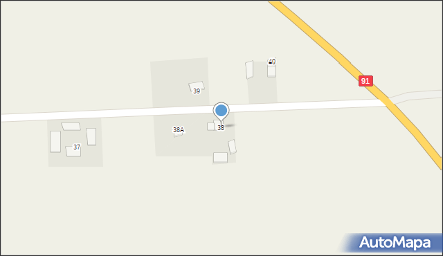 Grzywna, Grzywna, 38, mapa Grzywna