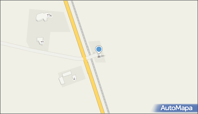 Grzywna, Grzywna, 86, mapa Grzywna