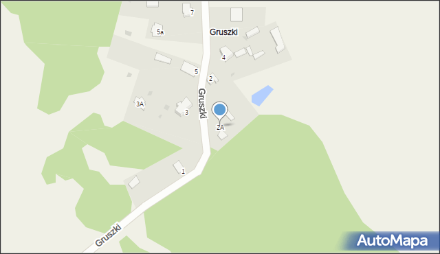 Guszczewina, Gruszki, 2A, mapa Guszczewina