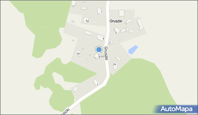 Guszczewina, Gruszki, 3, mapa Guszczewina