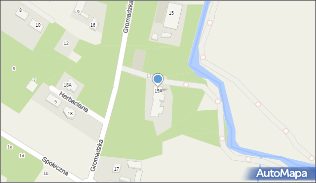 Henryków-Urocze, Gromadzka, 15A, mapa Henryków-Urocze