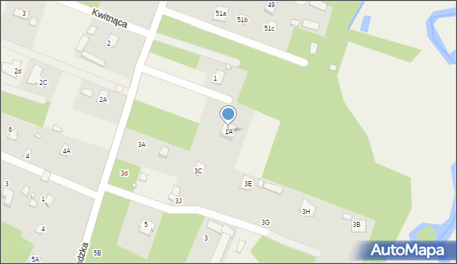 Henryków-Urocze, Gromadzka, 1A, mapa Henryków-Urocze