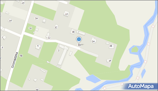Henryków-Urocze, Gromadzka, 3G, mapa Henryków-Urocze