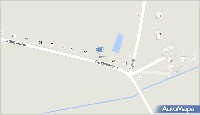 Hrubieszów, Grabowiecka, 48, mapa Hrubieszów