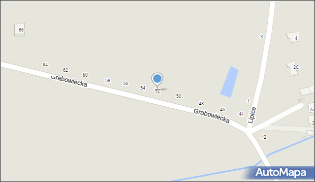 Hrubieszów, Grabowiecka, 52, mapa Hrubieszów