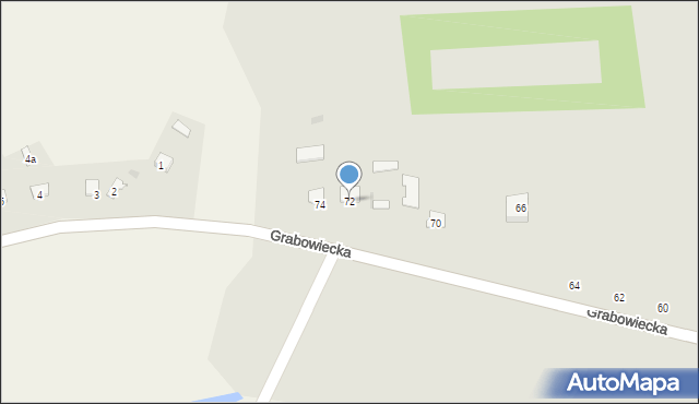 Hrubieszów, Grabowiecka, 72, mapa Hrubieszów