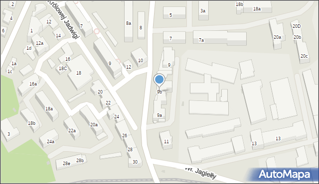 Iława, Grunwaldzka, 9b, mapa Iława