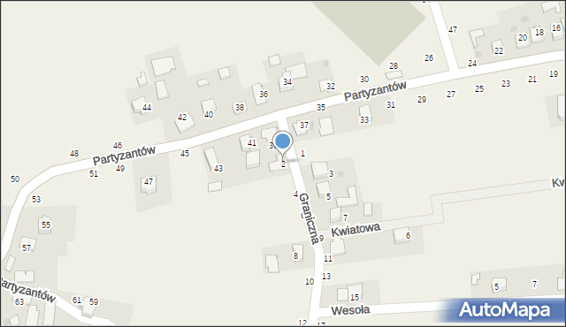 Ilkowice, Graniczna, 2, mapa Ilkowice