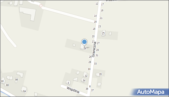 Ilkowice, Graniczna, 24, mapa Ilkowice