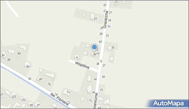 Ilkowice, Graniczna, 34, mapa Ilkowice