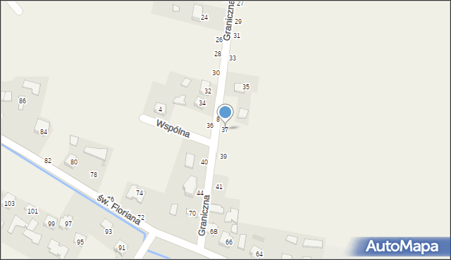 Ilkowice, Graniczna, 37, mapa Ilkowice