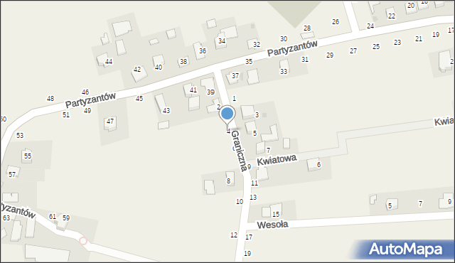 Ilkowice, Graniczna, 4, mapa Ilkowice