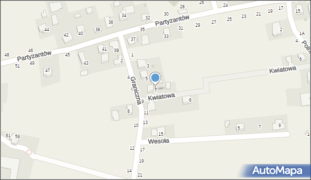 Ilkowice, Graniczna, 7, mapa Ilkowice