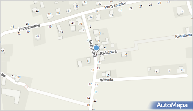 Ilkowice, Graniczna, 9, mapa Ilkowice