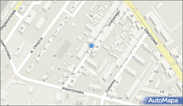 Inowrocław, Grabskiego Lucjana, 13, mapa Inowrocławia