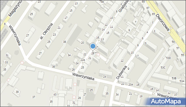 Inowrocław, Grabskiego Lucjana, 19, mapa Inowrocławia