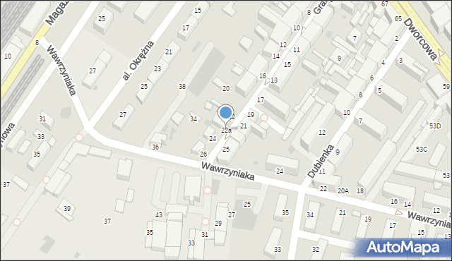 Inowrocław, Grabskiego Lucjana, 22a, mapa Inowrocławia