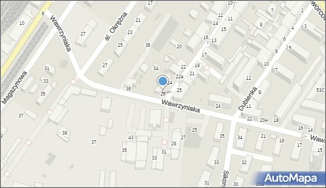 Inowrocław, Grabskiego Lucjana, 26, mapa Inowrocławia