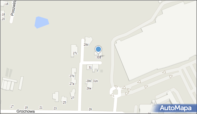 Inowrocław, Grochowa, 31E, mapa Inowrocławia