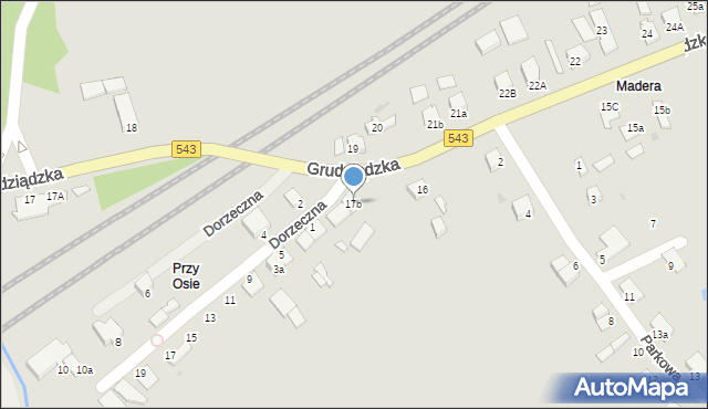 Jabłonowo Pomorskie, Grudziądzka, 17b, mapa Jabłonowo Pomorskie