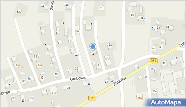 Jankowice, Grabowa, 4, mapa Jankowice