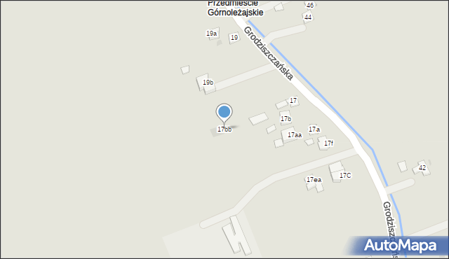 Jarosław, Grodziszczańska, 17bb, mapa Jarosławia
