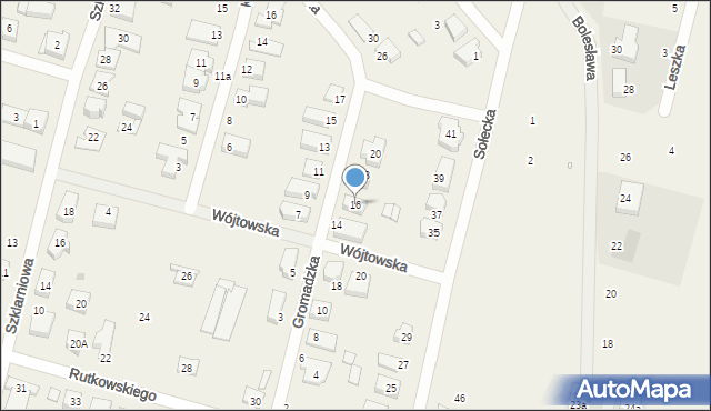 Jasin, Gromadzka, 16, mapa Jasin