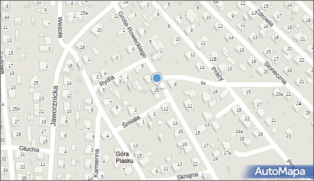 Jaworzno, Grota-Roweckiego Stefana, gen., 10, mapa Jaworzno