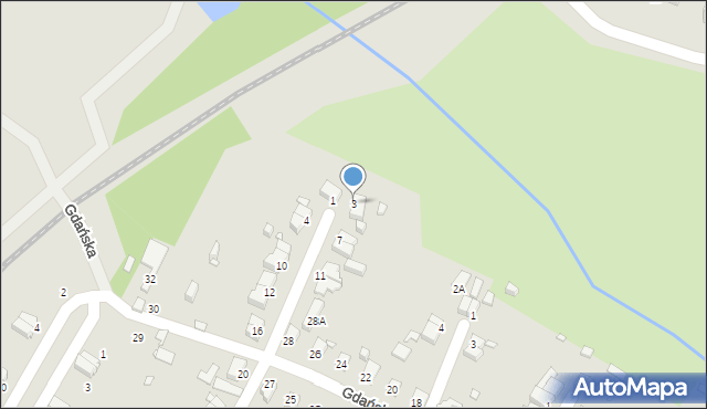 Jelenia Góra, Grudziądzka, 3, mapa Jelenia Góra