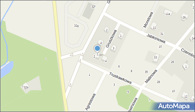 Jerzmanowa, Gruszkowa, 6, mapa Jerzmanowa