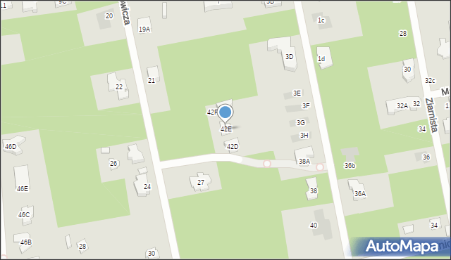 Józefów, Graniczna, 42E, mapa Józefów