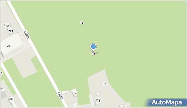 Józefów, Graniczna, 73, mapa Józefów