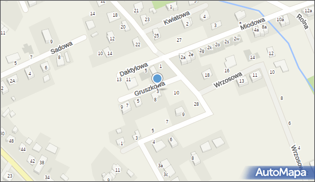 Kamieniec Wrocławski, Gruszkowa, 3, mapa Kamieniec Wrocławski