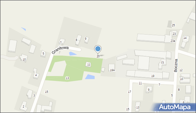 Karczemki, Granitowa, 10, mapa Karczemki