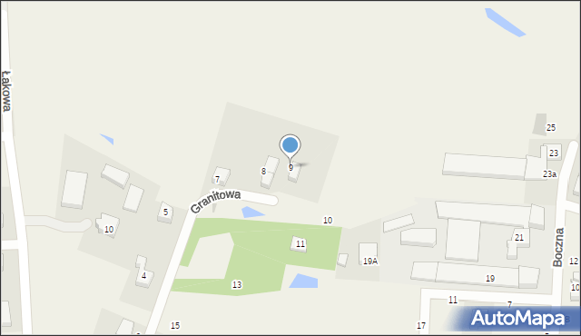 Karczemki, Granitowa, 9, mapa Karczemki