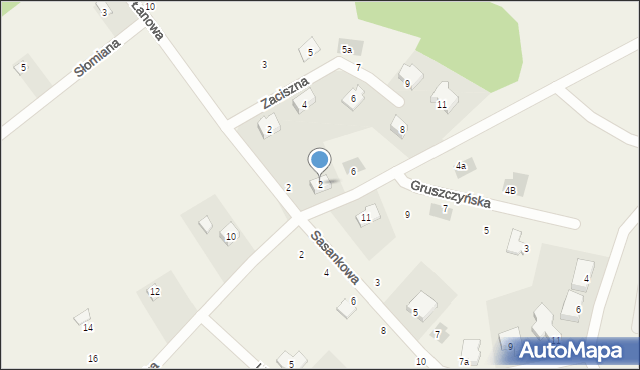 Katarzynki, Gruszczyńska, 2, mapa Katarzynki