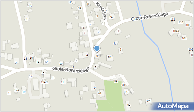 Katowice, Grota-Roweckiego Stefana, gen., 5, mapa Katowic