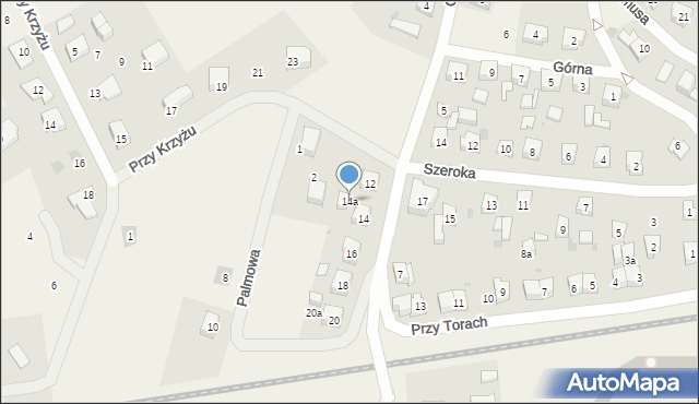 Kiełpino, Grodziskowa, 14a, mapa Kiełpino