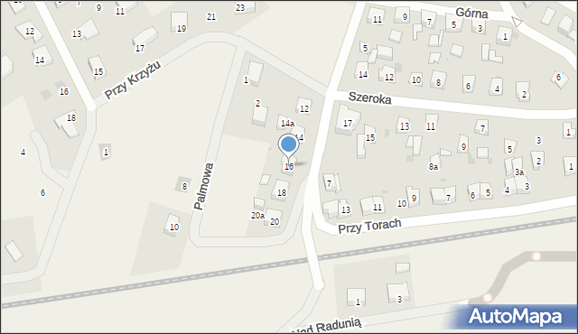 Kiełpino, Grodziskowa, 16, mapa Kiełpino