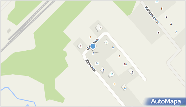 Klepacze, Grabowa, 2, mapa Klepacze