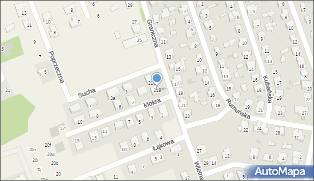 Klepacze, Graniczna, 21B, mapa Klepacze