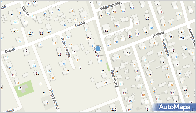 Klepacze, Graniczna, 31, mapa Klepacze