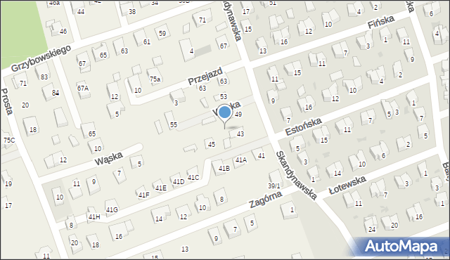 Klepacze, Graniczna, 47, mapa Klepacze