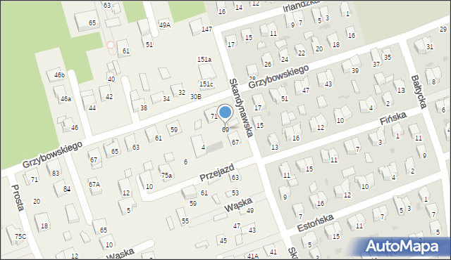 Klepacze, Graniczna, 69, mapa Klepacze