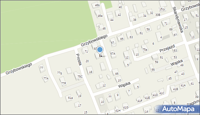 Klepacze, Grzybowskiego, ks., 84, mapa Klepacze