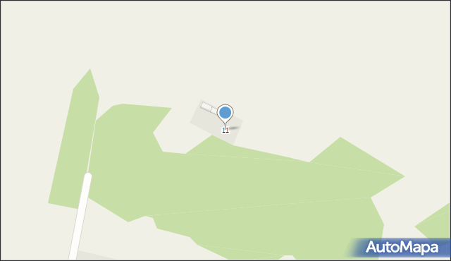 Kluczyce, Gródek, 11, mapa Kluczyce