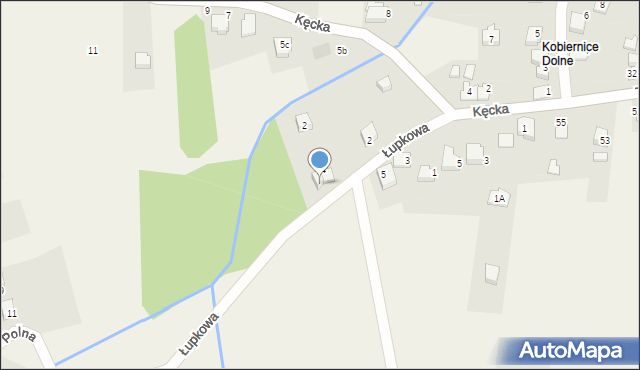 Kobiernice, Groblowa, 4A, mapa Kobiernice