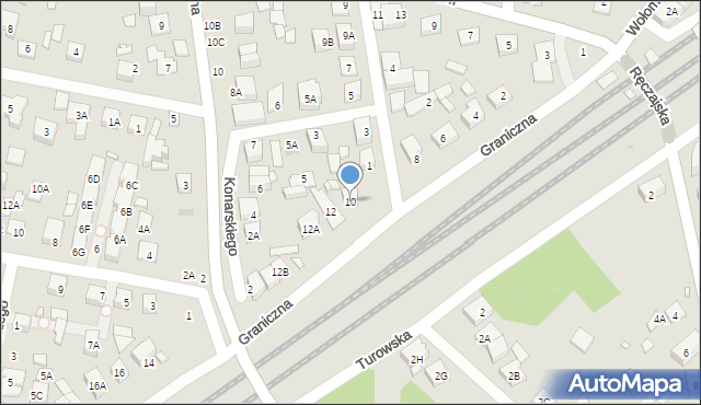 Kobyłka, Graniczna, 10, mapa Kobyłka