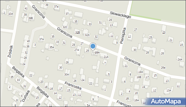 Kobyłka, Graniczna, 23B, mapa Kobyłka